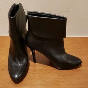 Lauren Ralph Lauren Leola Black Leather Boots
